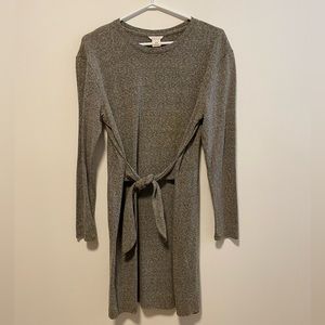 Club Monaco Tie Front shirt dress - Size M